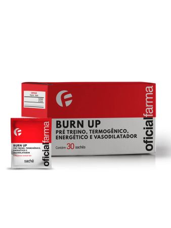 Burn Up - Pr&eacute; treino, Termog&ecirc;nico, Energ&eacute;tico e Vasodilatador 30 Sach&ecirc;s