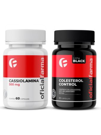 Cassiolamina 500Mg 60 C&aacute;psulas + Colesterol control black