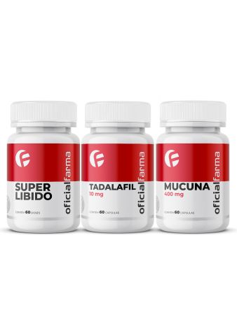 Pot&ecirc;ncia Sexual 3 itens