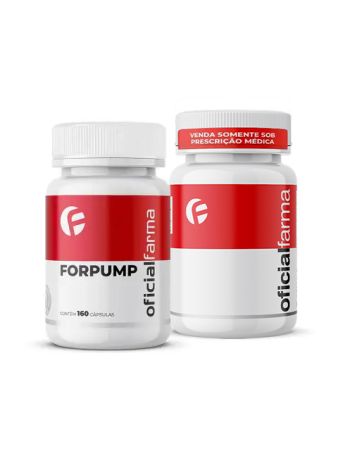 Tadalafil Com Arginina 60 C&aacute;psulas + Forpump Vasodilatador 160 C&aacute;psulas