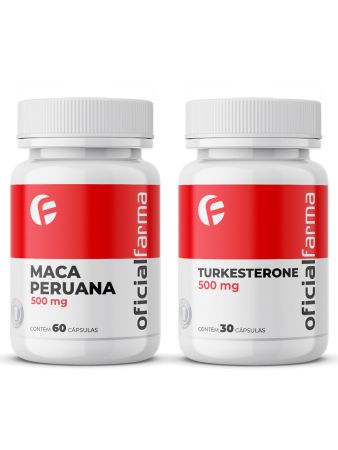 Turkesterone 500Mg 30 C&aacute;psulas + Maca Peruana 500Mg 60 C&aacute;psulas