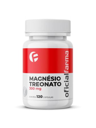Magn&eacute;sio Treonato 300Mg 120 C&aacute;psulas
