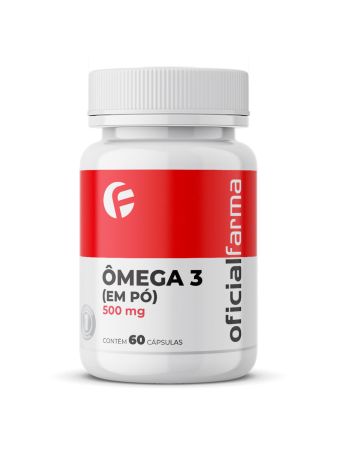 &Ocirc;mega 3 500mg Em P&oacute; 60 C&aacute;psulas