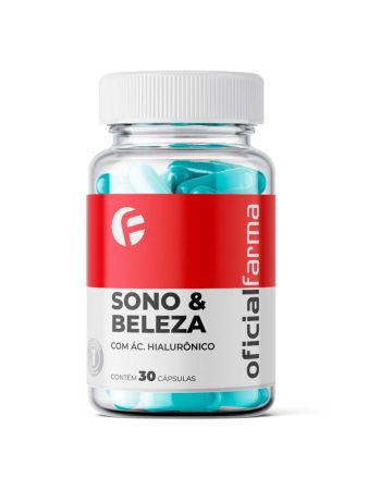 Sono & Beleza (Melatonina + &Aacute;c. Hialur&ocirc;nico) 30 C&aacute;psulas