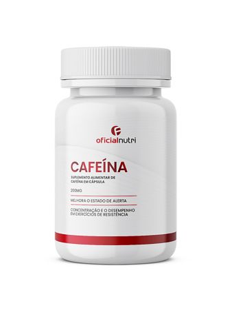 Cafeína 200mg 120 Cápsulas